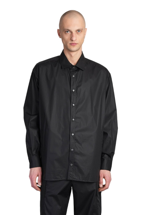 Photo: DARKPARK Damon Shirt In Black Cotton