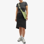 Gramicci Women's Nylon Packable Midi Skirt in Black