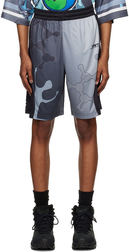 Photo: Perks and Mini Gray Sublimated Shorts