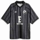 END. x Umbro Glasgow Jersey in Impenetrable Black