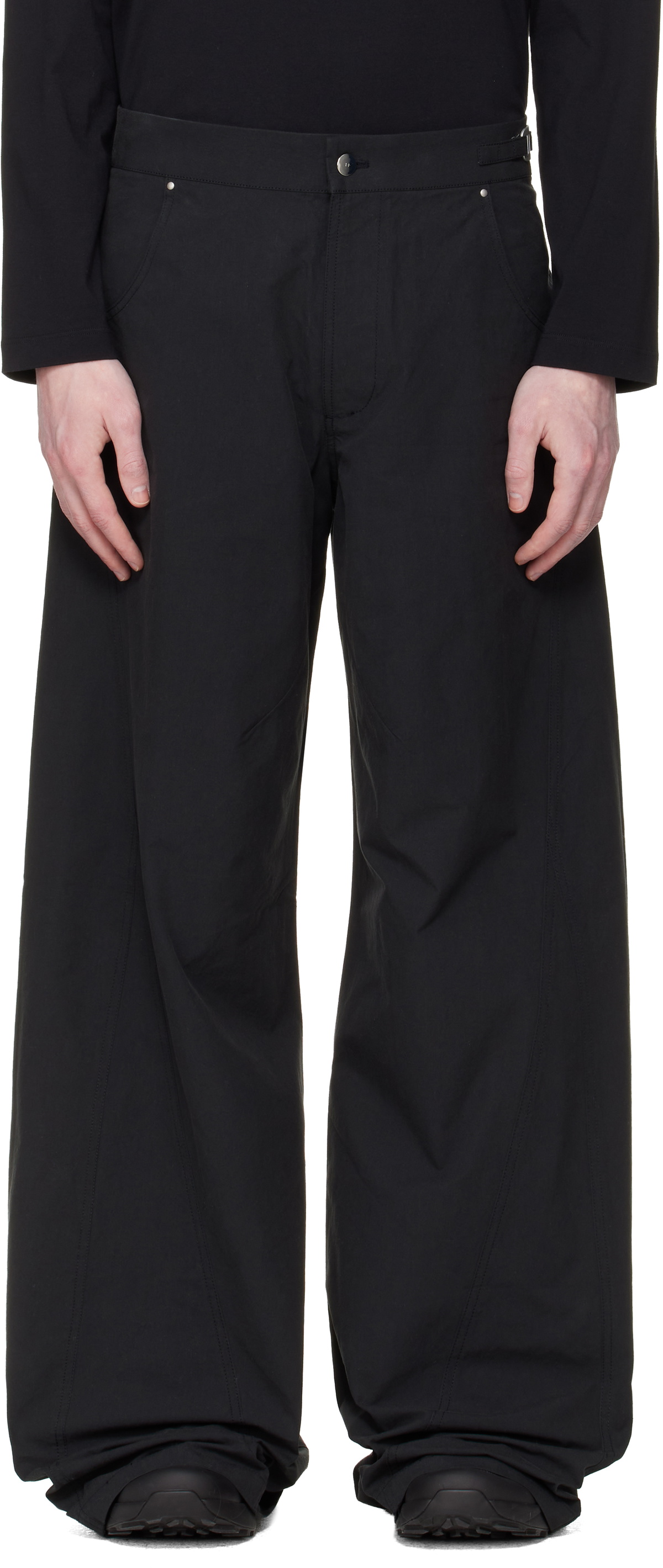 HELIOT EMIL Black Sella Trousers