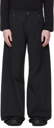 HELIOT EMIL Black Sella Trousers
