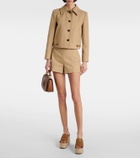 Gucci GG leather espadrille wedges