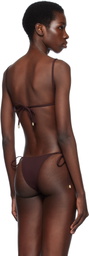 Tropic of C Purple Equator Bikini Top