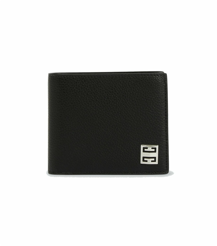 Photo: Givenchy - 4G grained leather bifold wallet