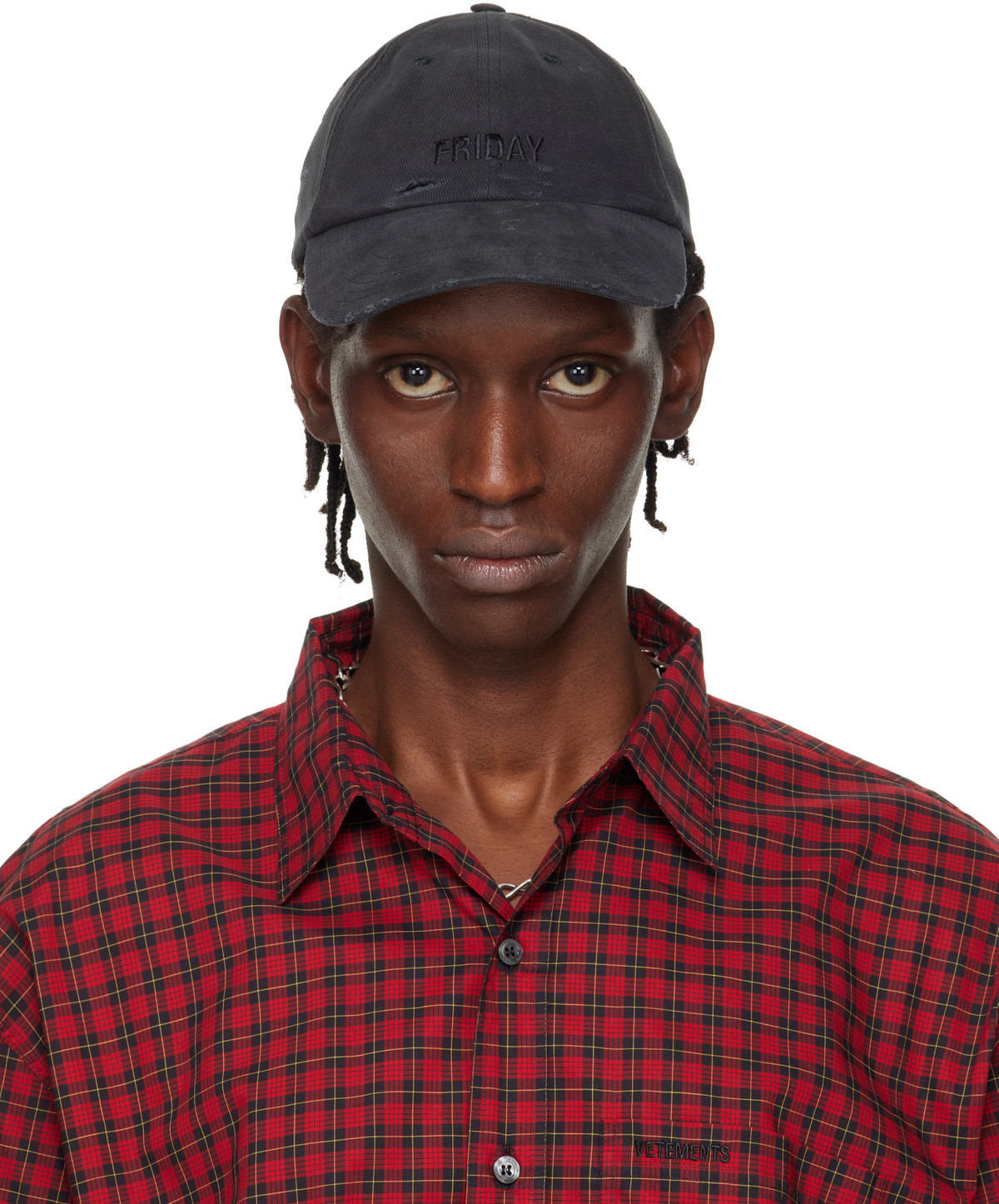 Vetements - Reebok Embroidered Cotton-Twill Cap - Black Vetements