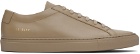 Common Projects Tan Original Achilles Low Sneakers