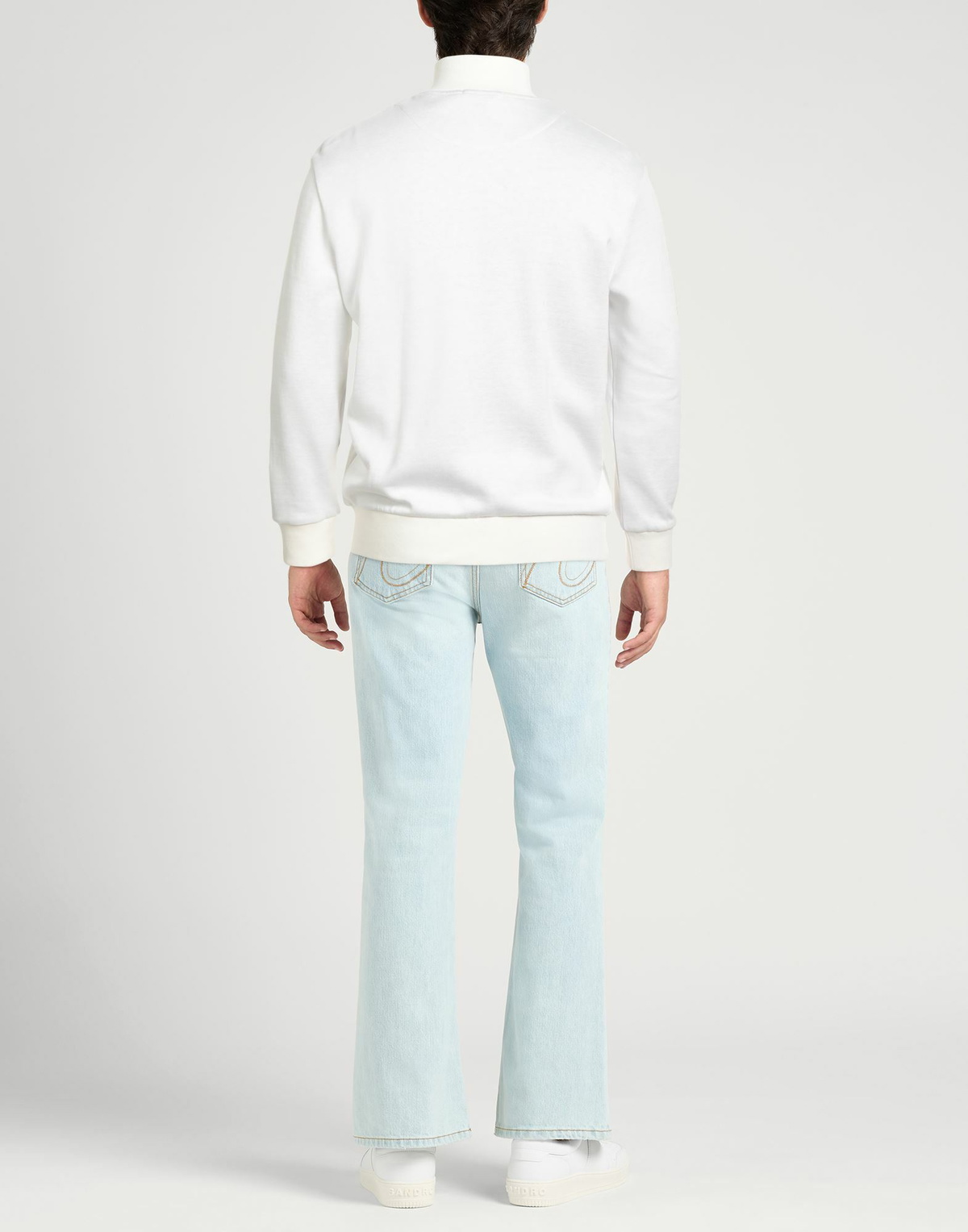 Eleventy Mens Sweatshirt Ivory