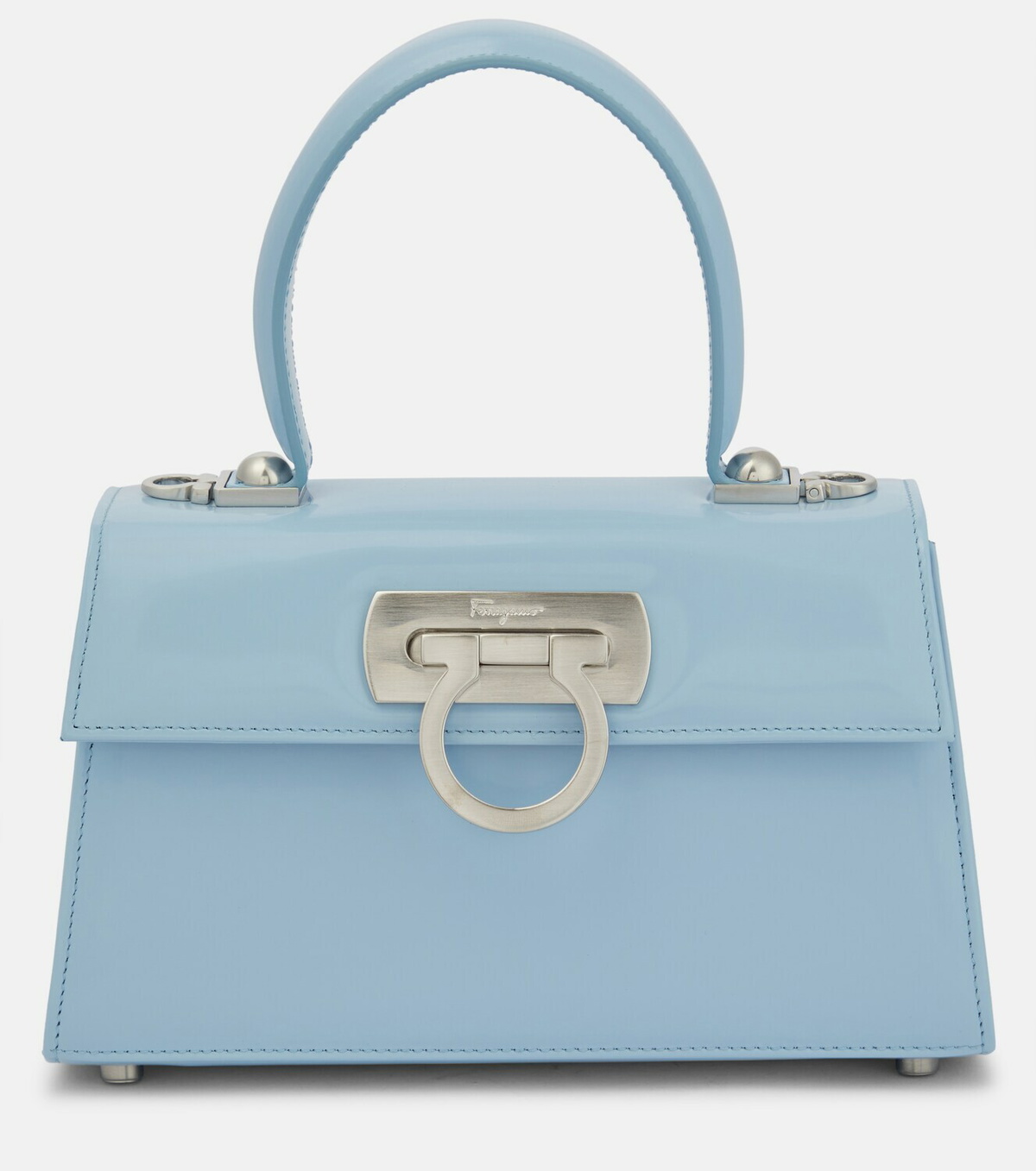 Ferragamo - Gancini Small leather tote bag