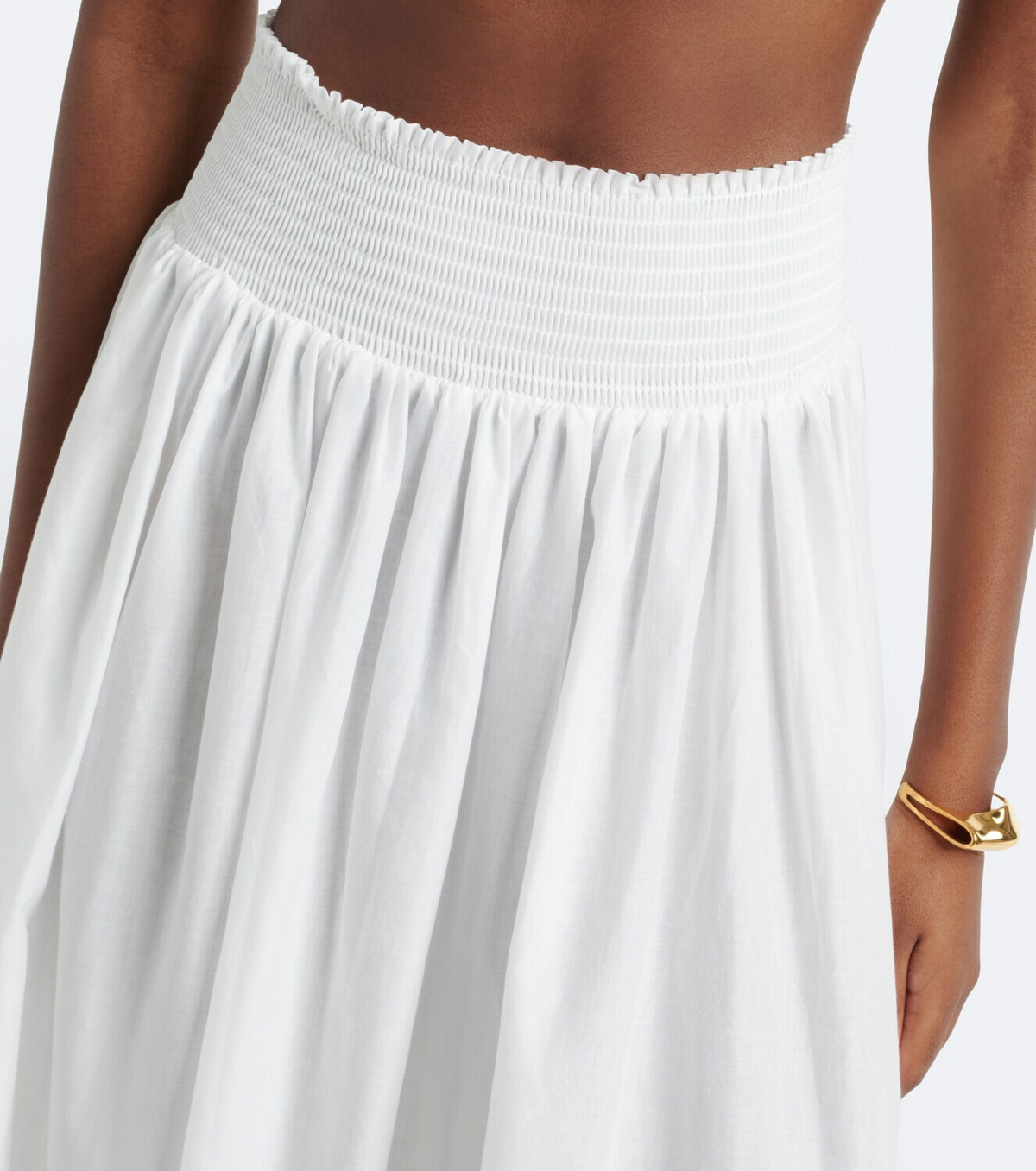 Montce Millie cotton poplin maxi skirt