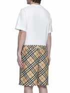 Burberry Check Print Silk Shorts
