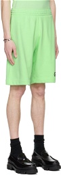 Givenchy Green Printed Shorts