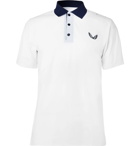 CASTORE - Young Stretch-Jersey Polo Shirt - White