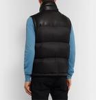 TOM FORD - Quilted Leather and Shell Down Gilet - Black