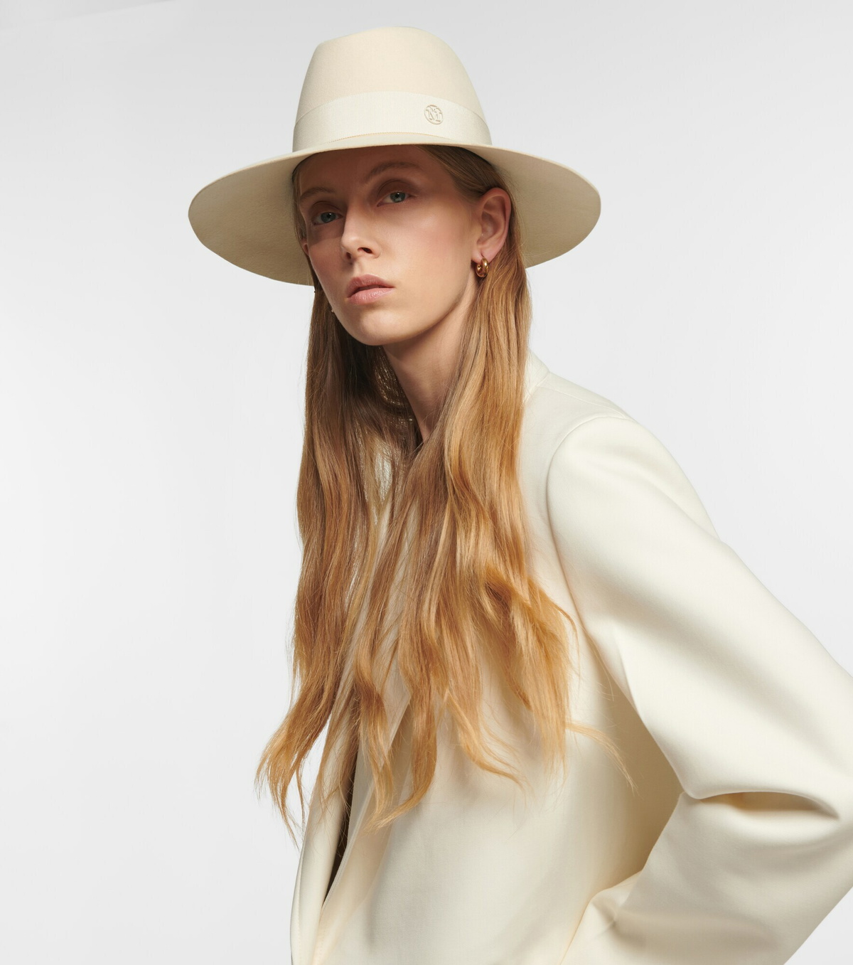 Maison Michel Kate felt fedora hat Maison Michel - Kate wool felt fedora Maison Michel main image 3