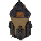 Master-Piece Co Black and Tan Large Rogue Backpack