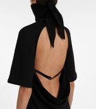 Off-White - Bandana cotton jersey minidress