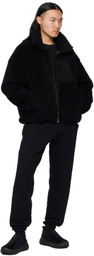 FUMITO GANRYU Black Tapered Sweatpants