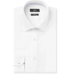 Hugo Boss - White Gelson Cotton-Poplin Shirt - White