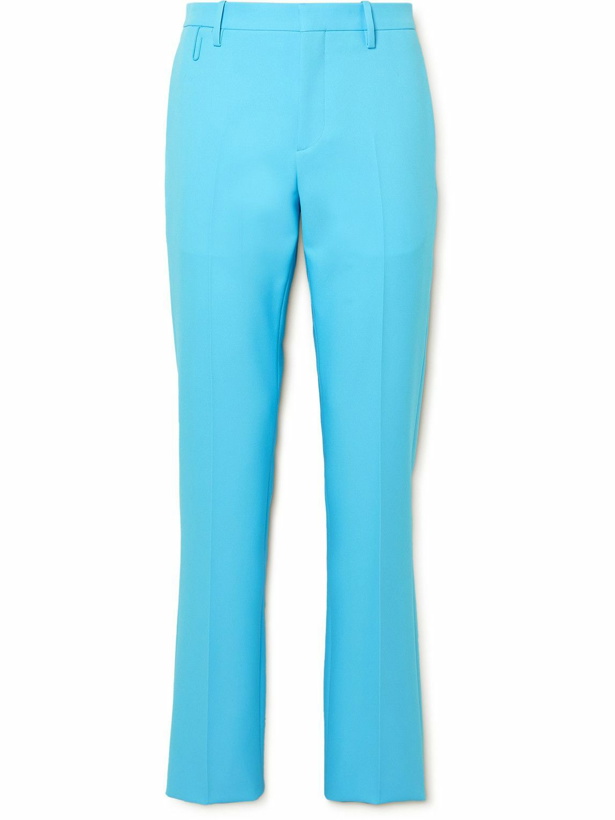 Photo: Off-White - Straight-Leg Drill Trousers - Blue