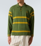 Bode Striped virgin wool polo sweater