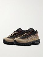 Nike - Air Max 95 Suede and Mesh Sneakers - Black