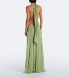 Retrofête Kreeli embellished maxi dress