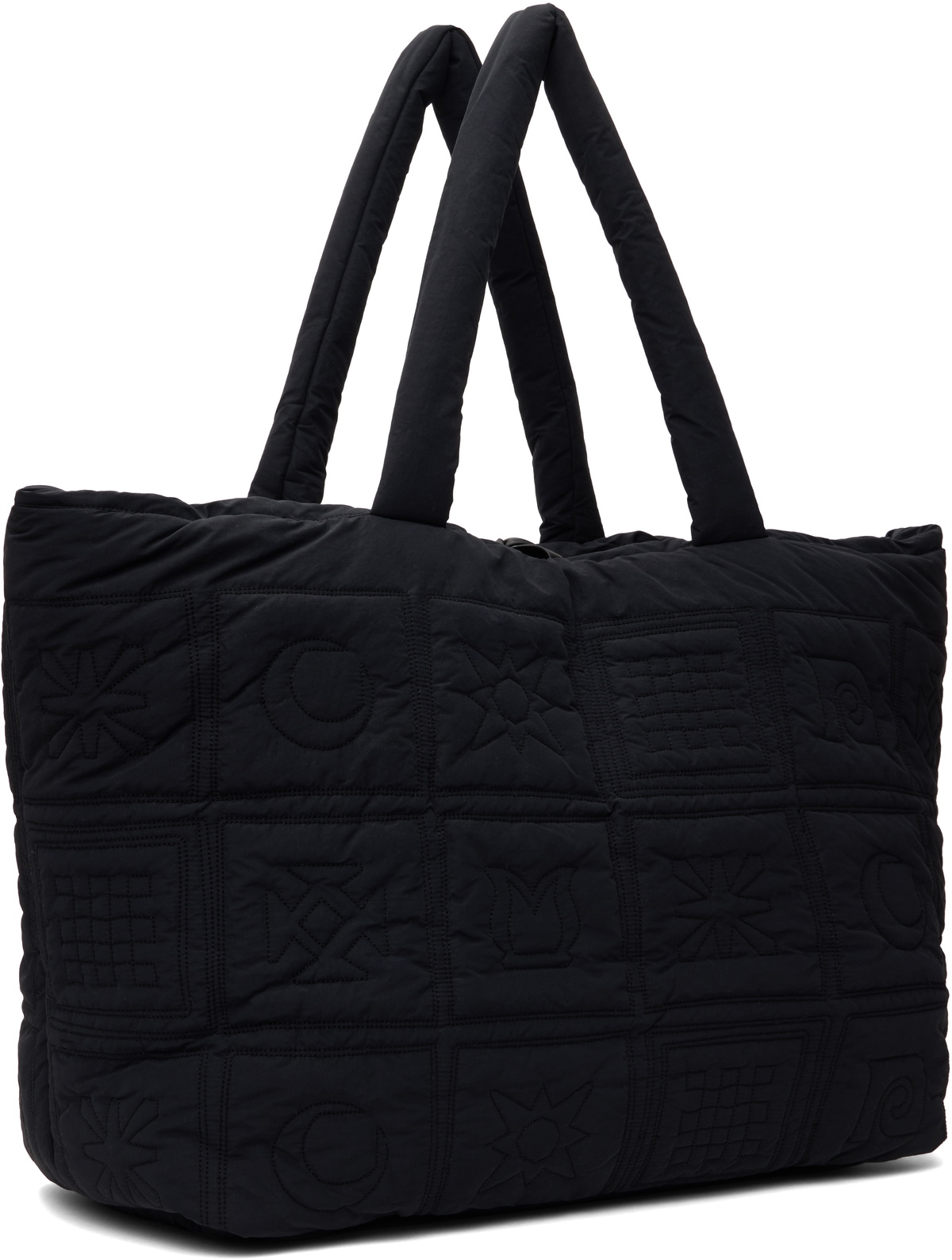 Nanushka Black Symbol Tote