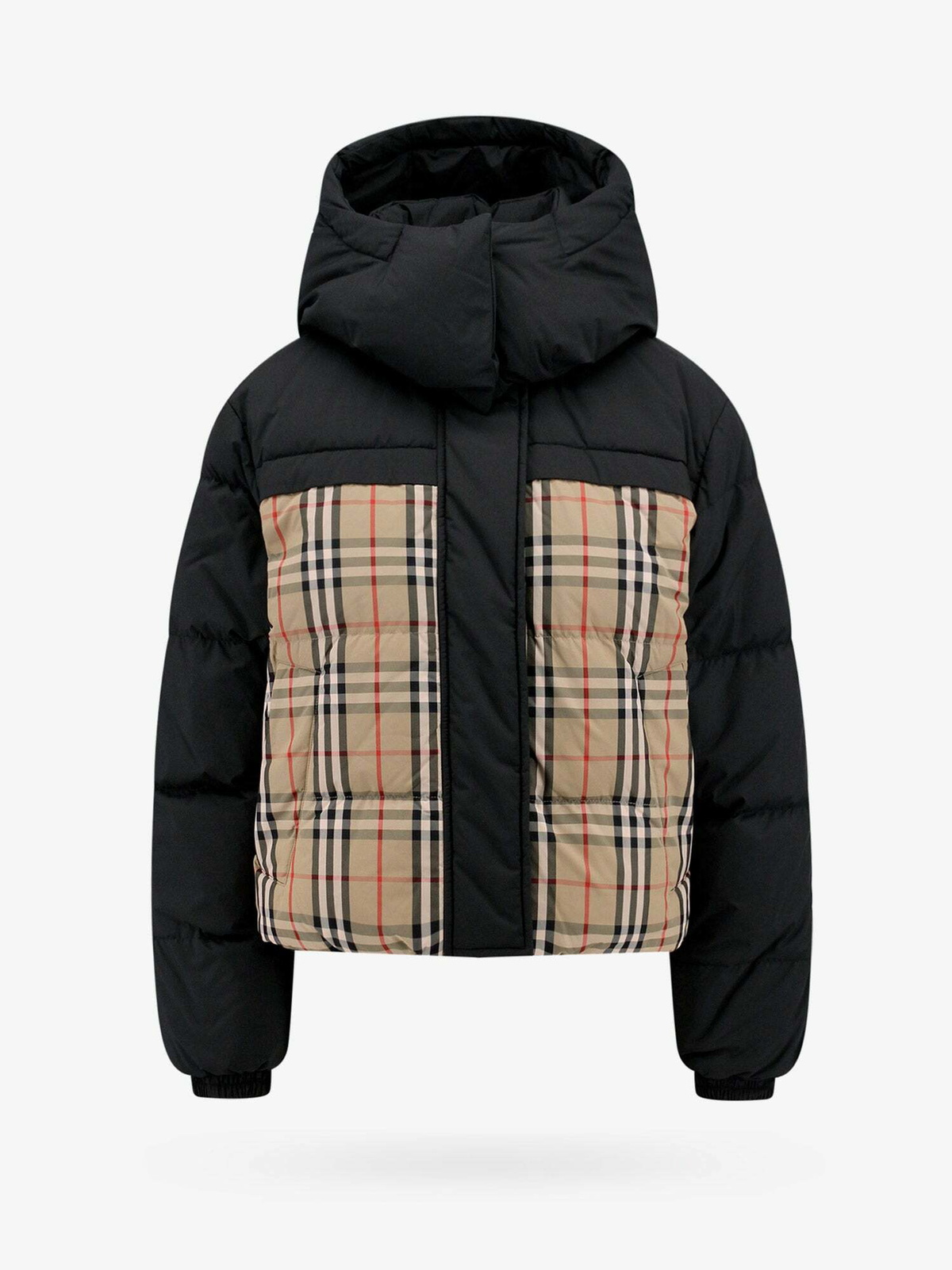 Burberry Grey Monogram Puffer Down Midland Vest Burberry