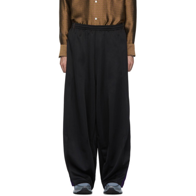 Photo: Needles Black Smooth Track Trousers