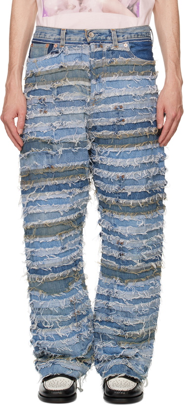Photo: doublet Blue Mummy Upcycle Jeans