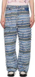 doublet Blue Mummy Upcycle Jeans