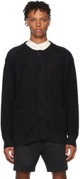 MHL by Margaret Howell Black Linen Cardigan