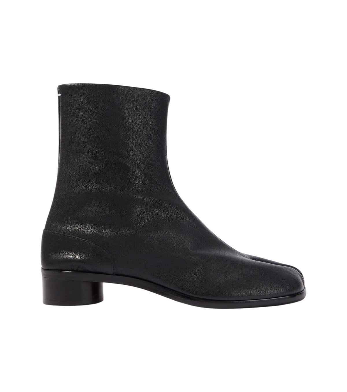 Maison Margiela Black Leather Zip Boots Maison Margiela