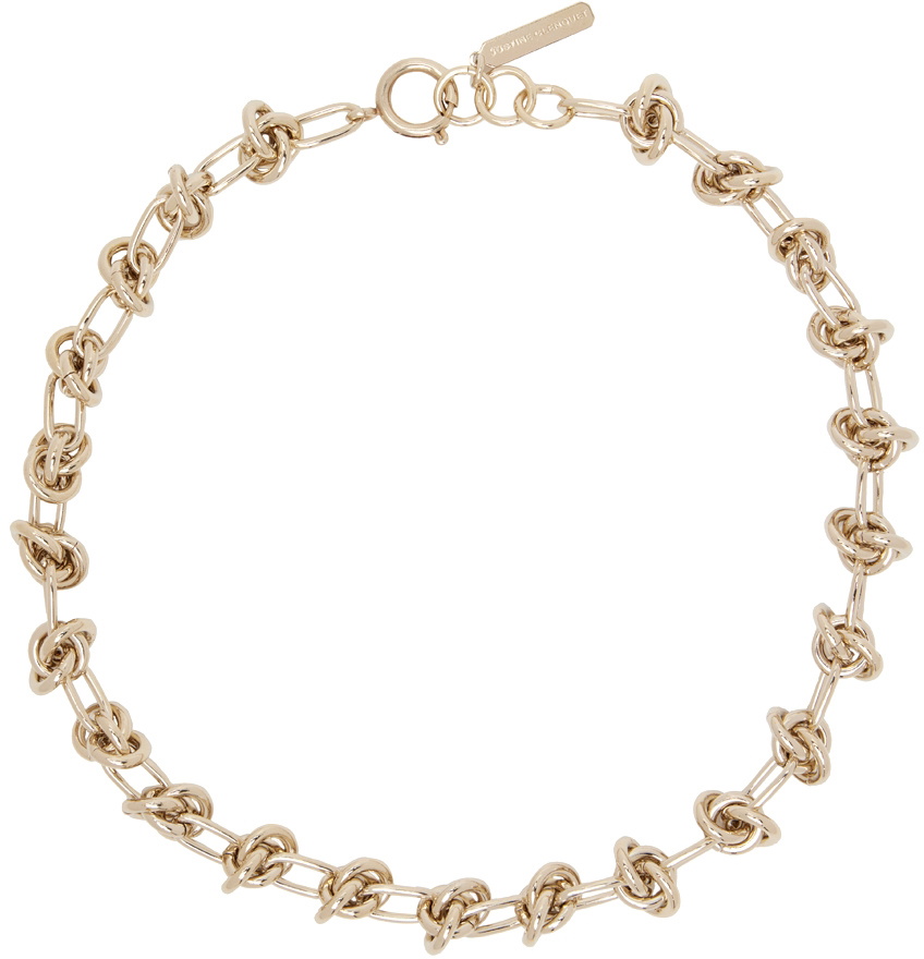 Justine Clenquet Gold Daria Choker Justine Clenquet