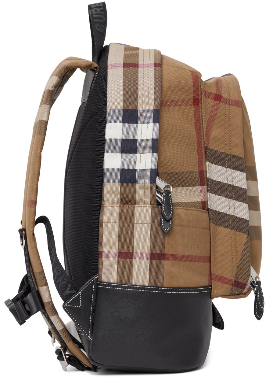 Burberry Tan Check Jack Backpack Burberry