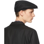 Comme des Garcons Shirt Black Lochcarron Edition Wool Flat Cap