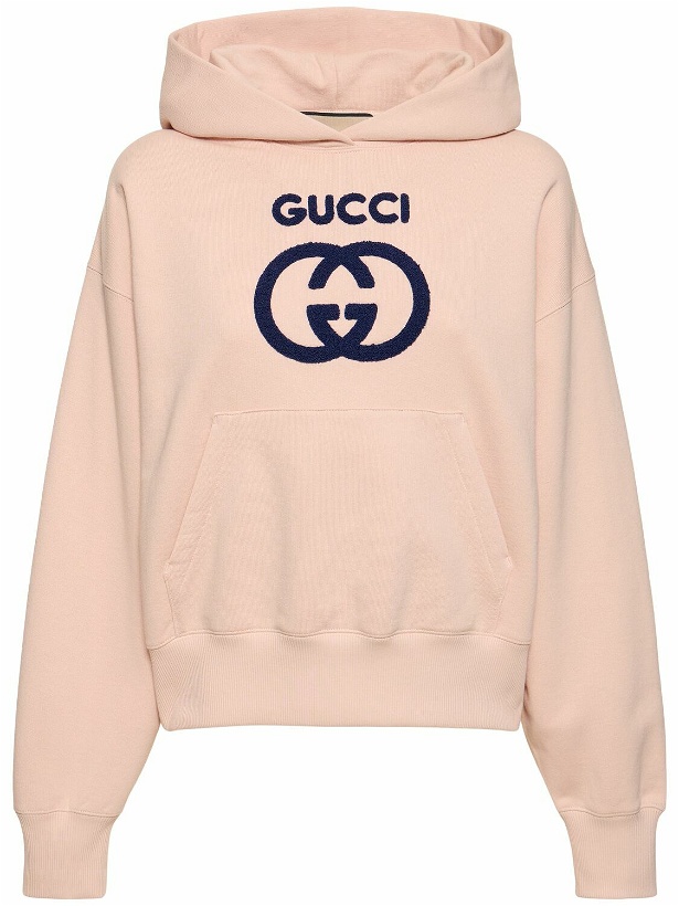 Photo: GUCCI Light Felted Cotton Jersey Hoodie