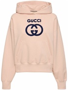 GUCCI Light Felted Cotton Jersey Hoodie