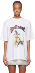 We11done White Punk Teddy T-shirt