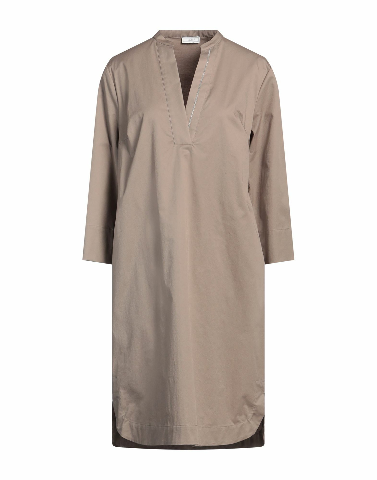 Peserico Womens Midi dress Khaki