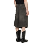 R13 Black Jesse Carpenter Denim Shorts
