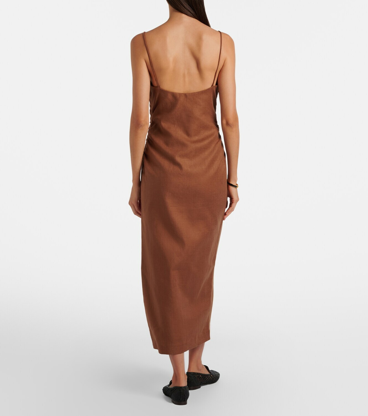 SIR Linen midi dress