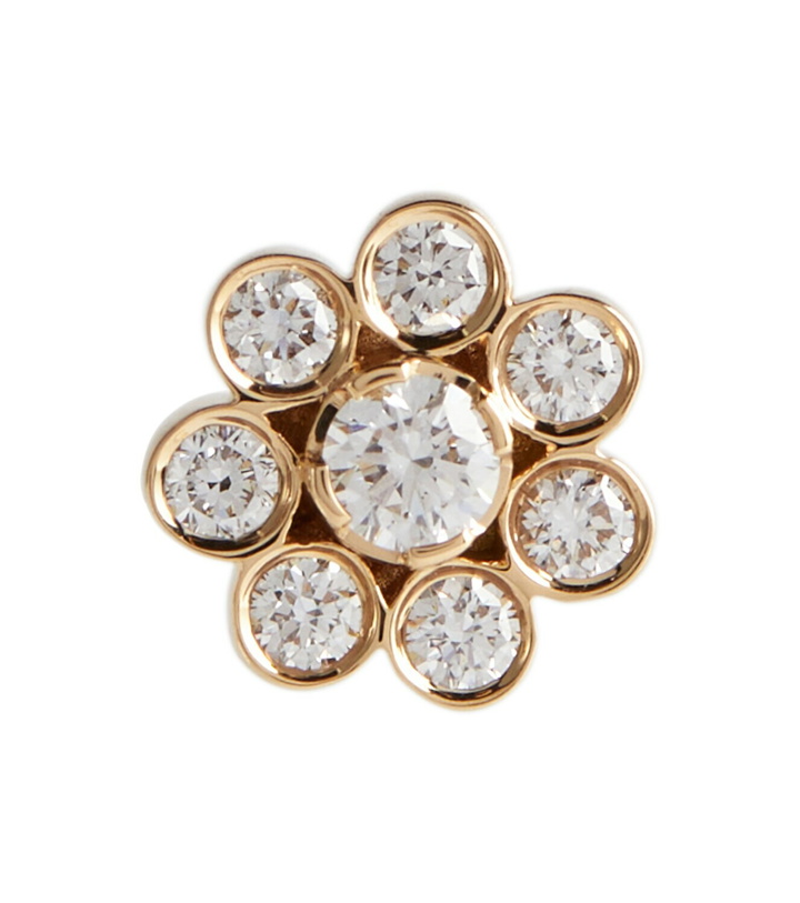 Photo: Sophie Bille Brahe Bellis single 18kt yellow gold earring with diamonds