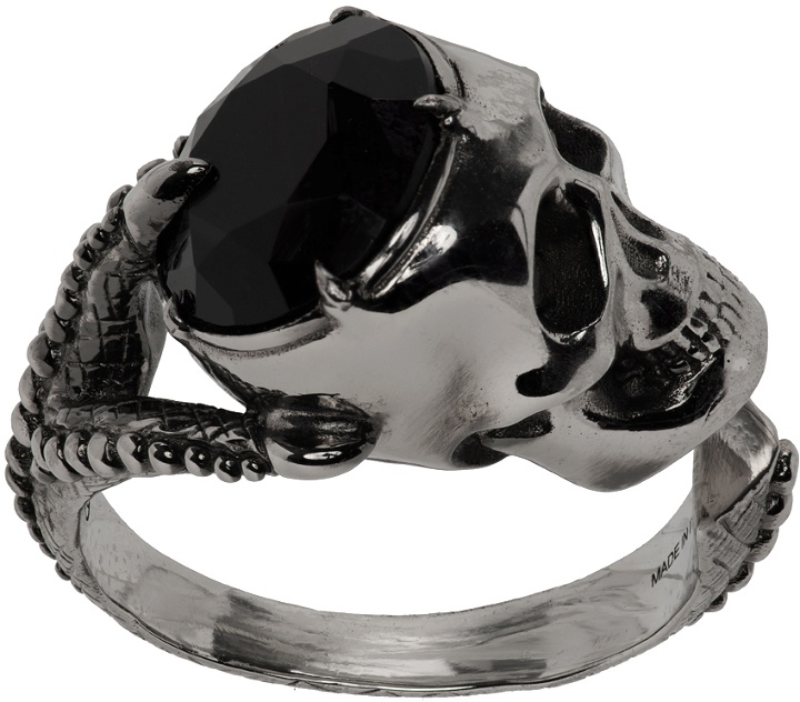 Photo: Alexander McQueen Silver Victorian Skull Ring