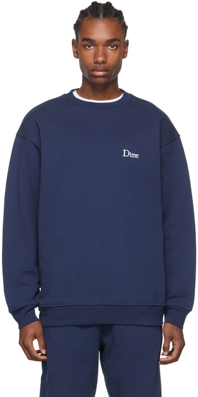 Photo: Dime Blue Cotton Sweatshirt