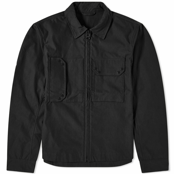 Photo: Ten C Men's Pocket Zip Shirt in Black