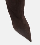 The Attico Lea 65 suede knee-high boots