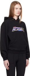 Coperni Black Slogan Hoodie