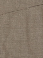 Kaptain Sunshine - Take Easy Double-Breasted Wool-Gabardine Suit Jacket - Brown